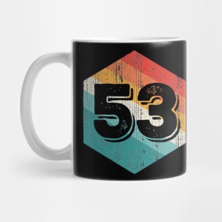 Vintage 1953 Retro Legendary, Birthday Mug